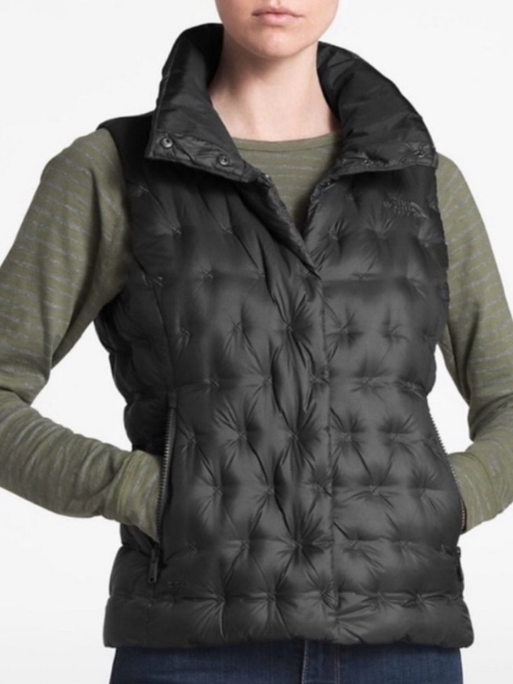 The North Face Holladown Crop Vest - Size XL - NWT - black